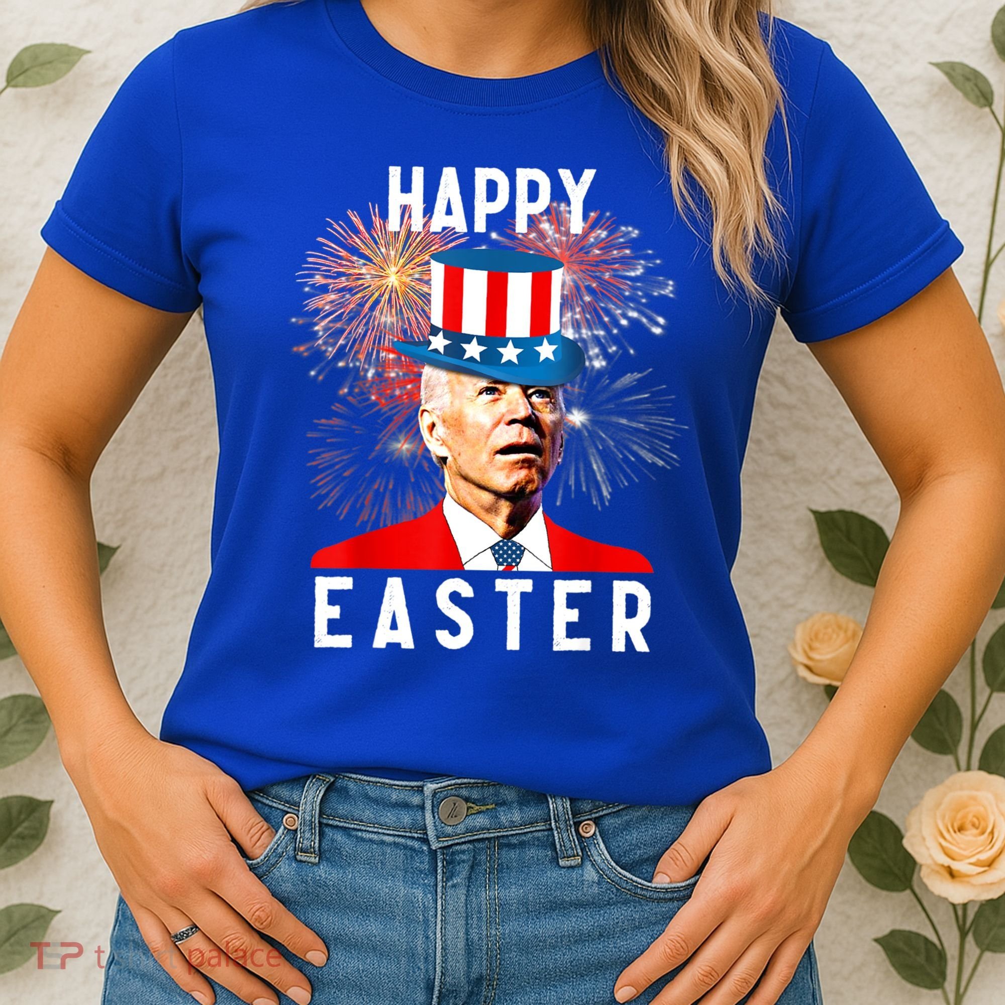 Joe Biden Happy Easter For Funny 4th Of July Women's T-Shirt