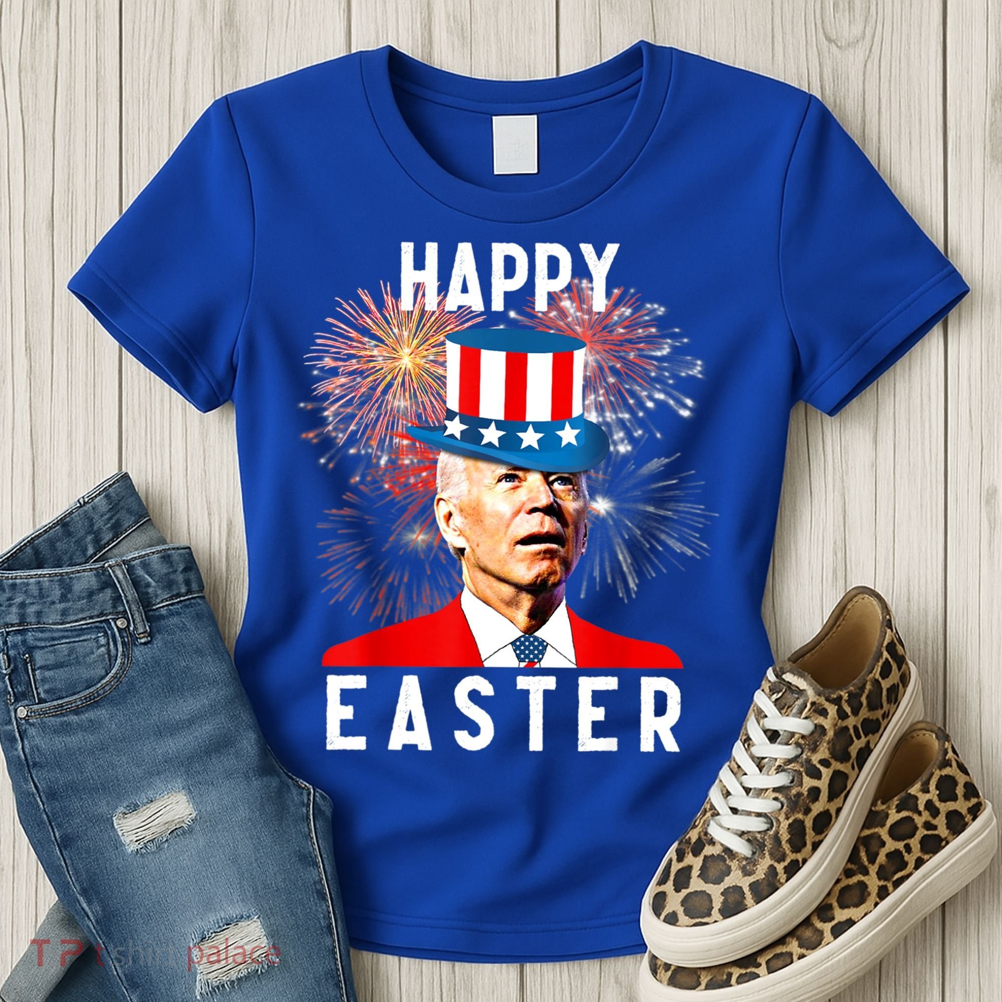 Joe Biden Happy Easter For Funny 4th Of July Women's T-Shirt