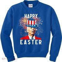 Joe Biden Happy Easter For Funny 4th Of July Kids Sweatshirt thumb 0