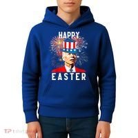Joe Biden Happy Easter For Funny 4th Of July Kids Hoodie thumb 4