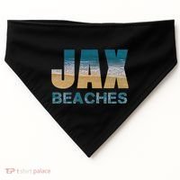 Jax Beaches Home Jacksonville Florida Vacation Souvenir Gift USA-Made Doggie Bandana thumb 0