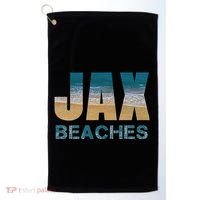 Jax Beaches Home Jacksonville Florida Vacation Souvenir Gift Golf Towel thumb 0