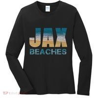 Jax Beaches Home Jacksonville Florida Vacation Souvenir Gift Women's Long Sleeve Shirt thumb 0