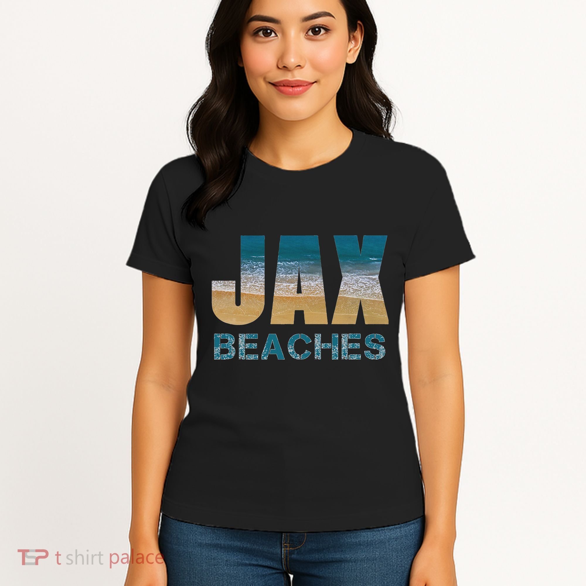 Jax Beaches Home Jacksonville Florida Vacation Souvenir Gift Women's T-Shirt