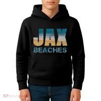 Jax Beaches Home Jacksonville Florida Vacation Souvenir Gift Kids Hoodie thumb 4