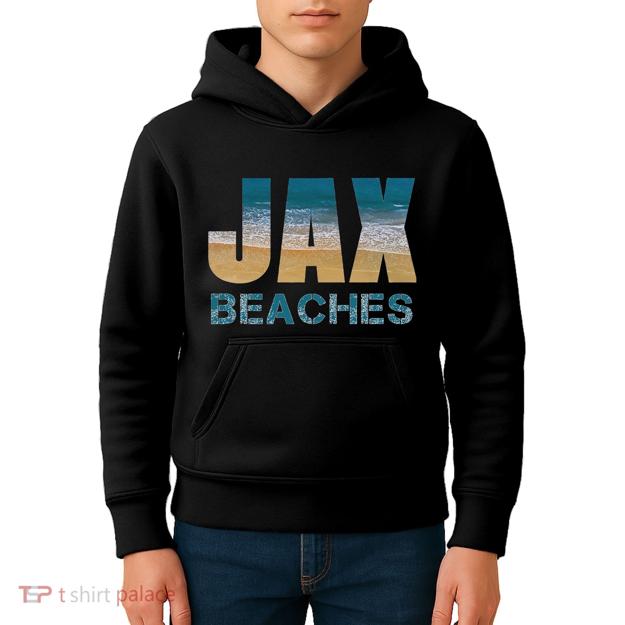 Jax Beaches Home Jacksonville Florida Vacation Souvenir Gift Kids Hoodie