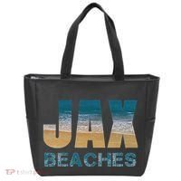 Jax Beaches Home Jacksonville Florida Vacation Souvenir Gift Tote Bag thumb 0