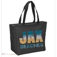 Jax Beaches Home Jacksonville Florida Vacation Souvenir Gift Tote Bag thumb 2