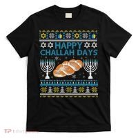  Jewish Bread Happy Challah Days Hanukkah Chanukah T-Shirt thumb 0