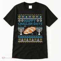  Jewish Bread Happy Challah Days Hanukkah Chanukah Tall T-Shirt thumb 0