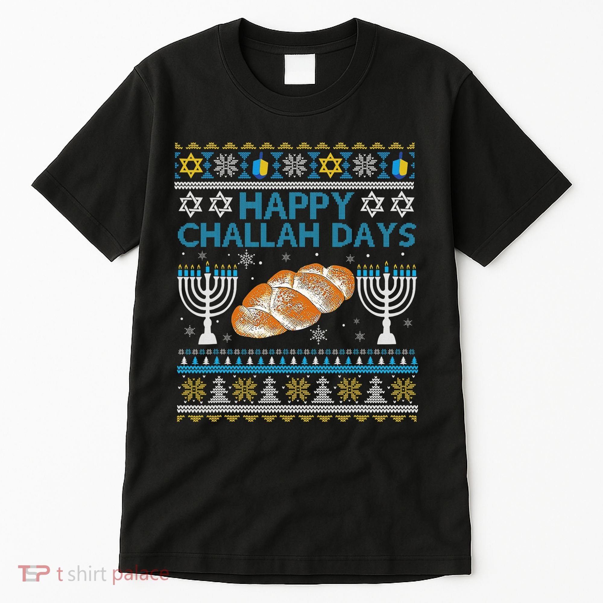  Jewish Bread Happy Challah Days Hanukkah Chanukah Tall T-Shirt