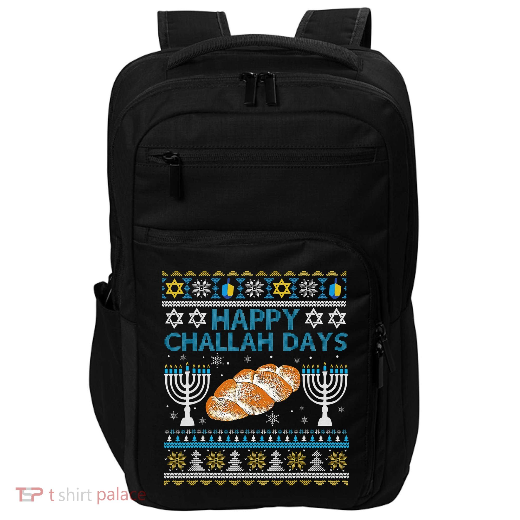  Jewish Bread Happy Challah Days Hanukkah Chanukah Impact Tech Backpack