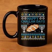  Jewish Bread Happy Challah Days Hanukkah Chanukah 11oz C Handle Ceramic Mug thumb 4