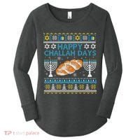  Jewish Bread Happy Challah Days Hanukkah Chanukah Women's Perfect Tri Tunic Long Sleeve Shirt thumb 0