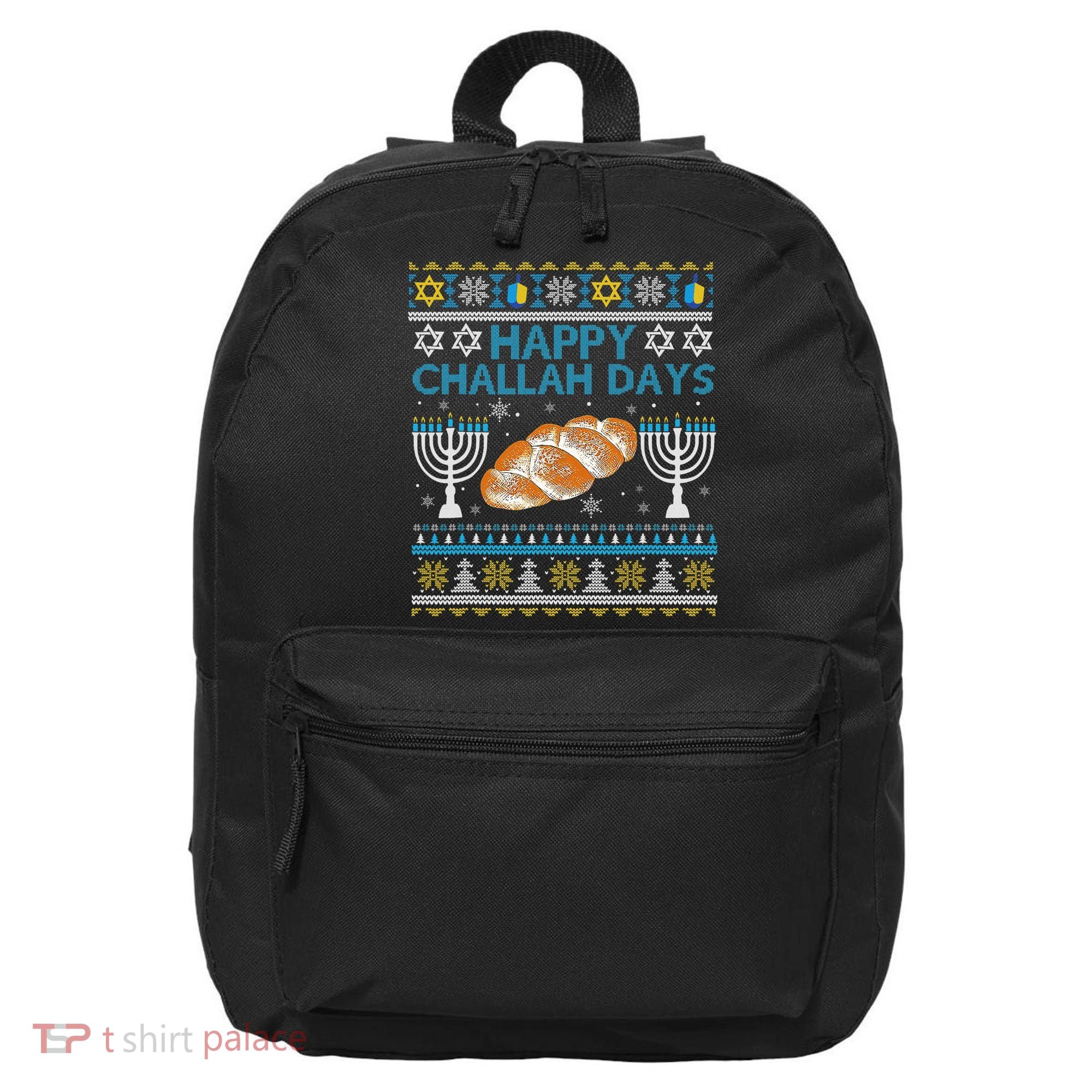  Jewish Bread Happy Challah Days Hanukkah Chanukah 16 in Basic Backpack