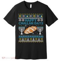  Jewish Bread Happy Challah Days Hanukkah Chanukah Premium T-Shirt thumb 0