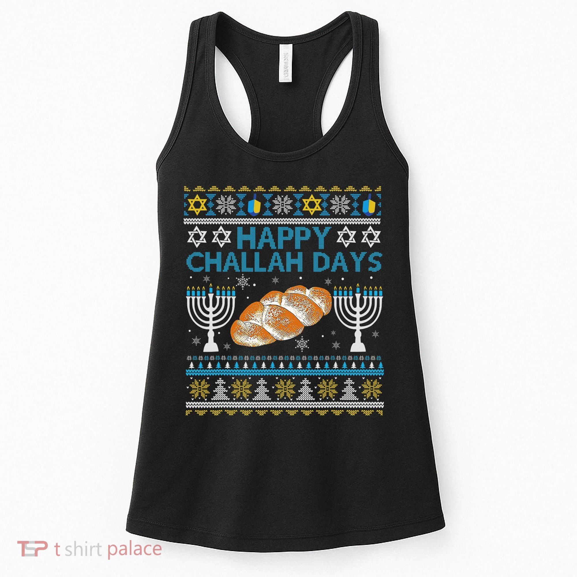  Jewish Bread Happy Challah Days Hanukkah Chanukah Women's Tank Top