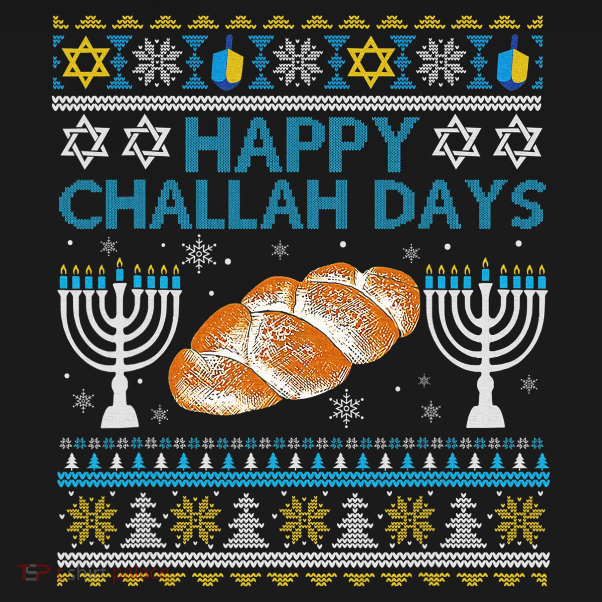  Jewish Bread Happy Challah Days Hanukkah Chanukah Toddler Sweatshirt
