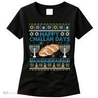  Jewish Bread Happy Challah Days Hanukkah Chanukah Women's T-Shirt thumb 0