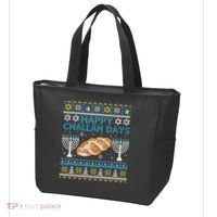  Jewish Bread Happy Challah Days Hanukkah Chanukah Tote Bag thumb 3