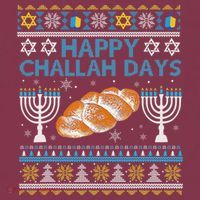  Jewish Bread Happy Challah Days Hanukkah Chanukah 16oz Travel Tumbler thumb 2