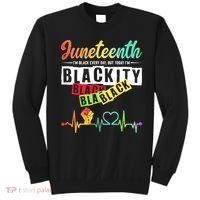 Juneteenth Blackity Heartbeat Black History African America Sweatshirt thumb 0