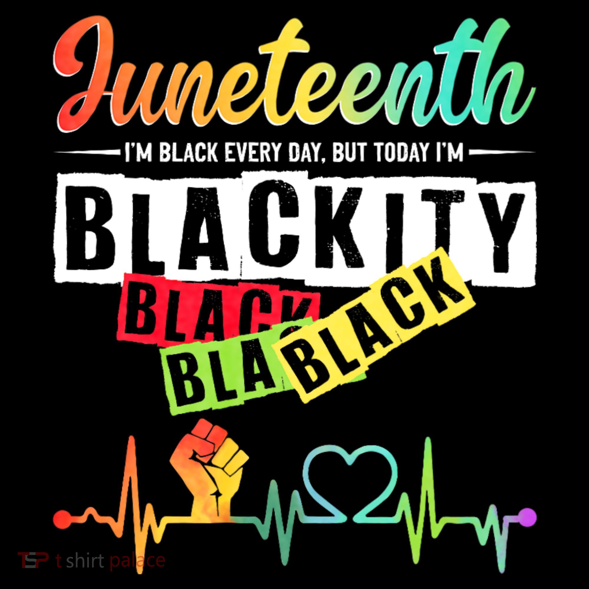Juneteenth Blackity Heartbeat Black History African America Women's Hoodie