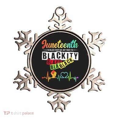 Juneteenth Blackity Heartbeat Black History African America Ornament