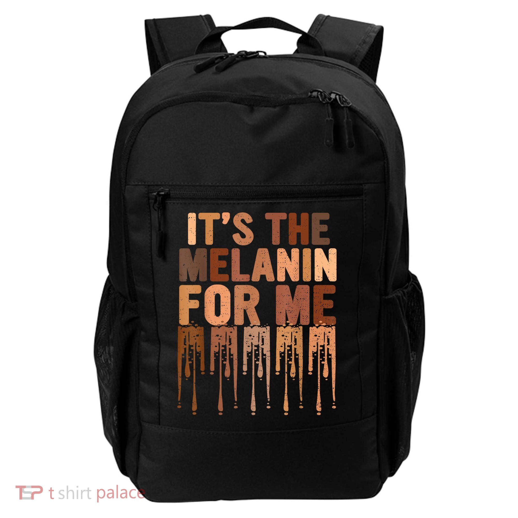 Juneteenth Black History Its The Melanin For Me Melanated Girl Backpack