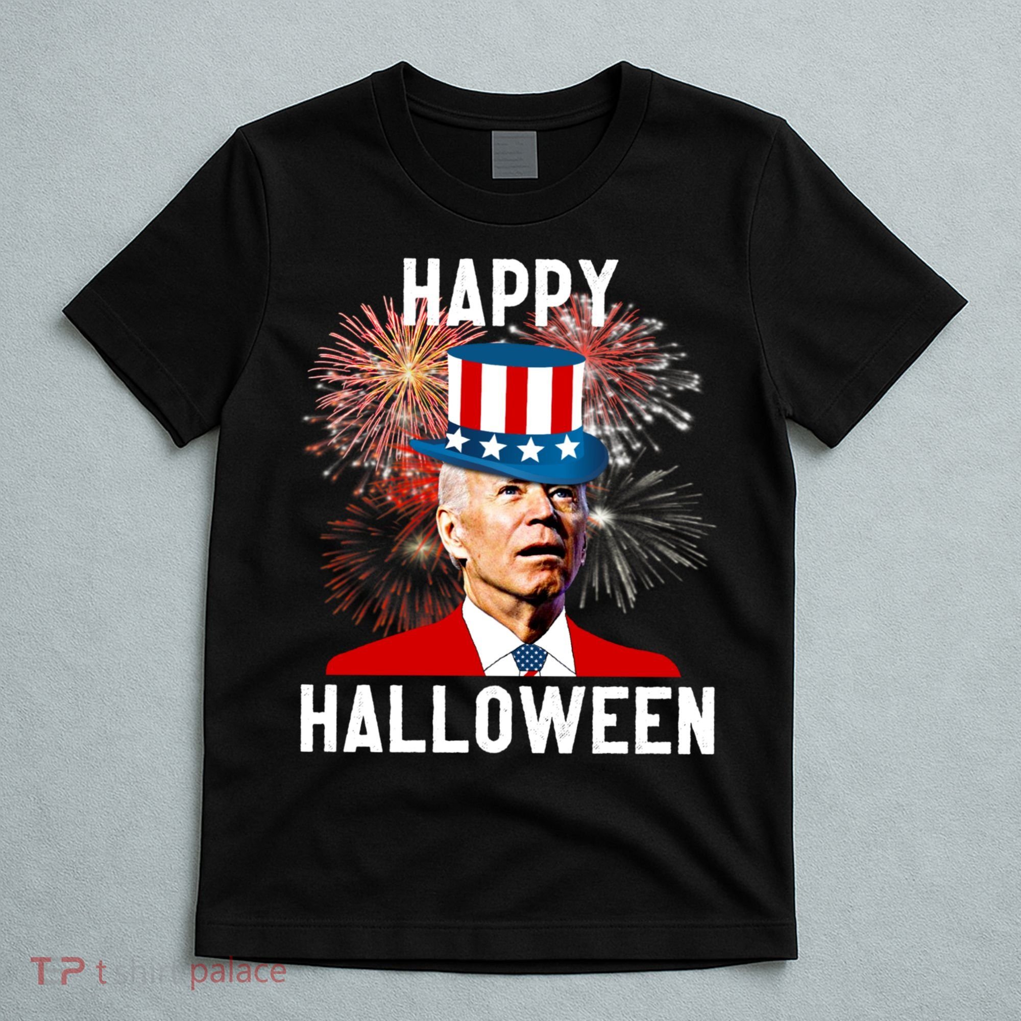 Joe Biden Happy Halloween For Funny 4th Of July T-Shirt