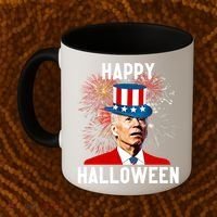 Joe Biden Happy Halloween For Funny 4th Of July Coffee Mug thumb 2