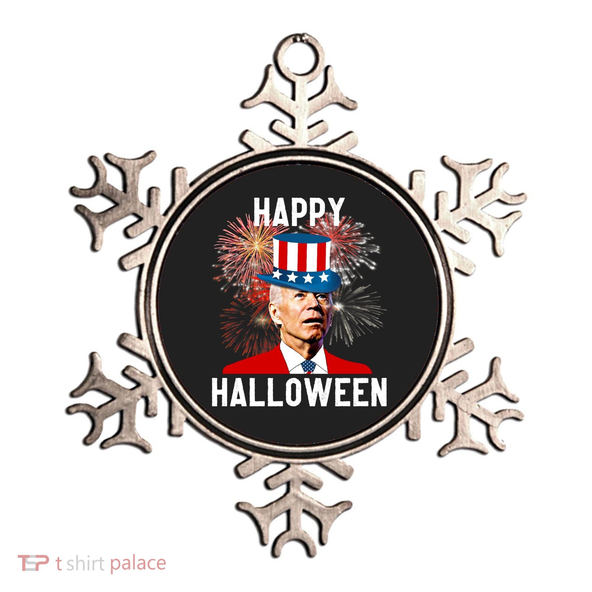 Joe Biden Happy Halloween For Funny 4th Of July Ornament