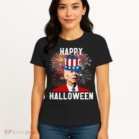 Joe Biden Happy Halloween For Funny 4th Of July Women's T-Shirt thumb 4