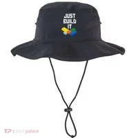 Just Build It Master Builder Building Blocks Toy Bricklayer Bucket Hat thumb 0