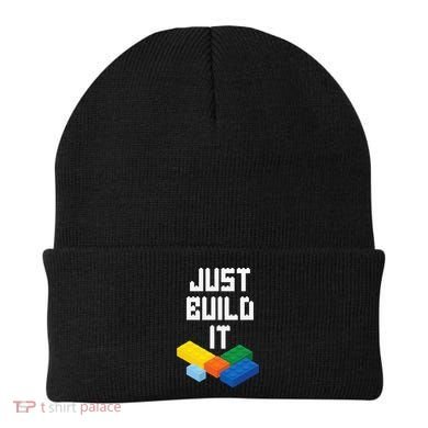 Just Build It Master Builder Building Blocks Toy Bricklayer Beanie