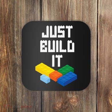 Just Build It Master Builder Building Blocks Toy Bricklayer Coaster