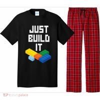 Just Build It Master Builder Building Blocks Toy Bricklayer Pajama Set thumb 0