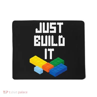 Just Build It Master Builder Building Blocks Toy Bricklayer Mousepad