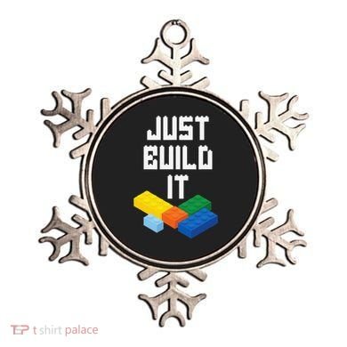 Just Build It Master Builder Building Blocks Toy Bricklayer Ornament