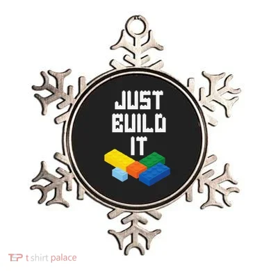 Just Build It Master Builder Building Blocks Toy Bricklayer Ornament