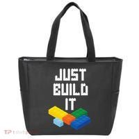 Just Build It Master Builder Building Blocks Toy Bricklayer Tote Bag thumb 0