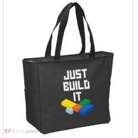 Just Build It Master Builder Building Blocks Toy Bricklayer Tote Bag thumb 2