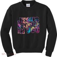 Jesus Believes In You Kids Sweatshirt thumb 0