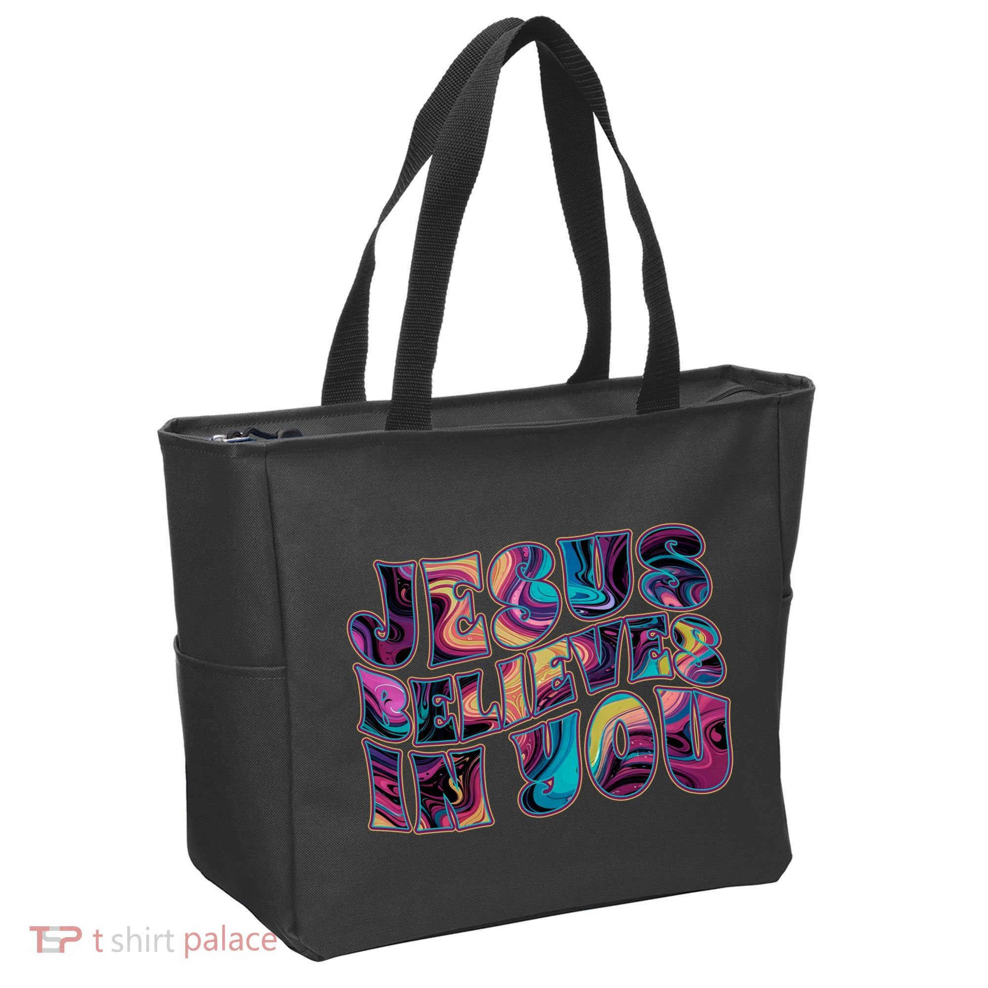 Jesus Believes In You Tote Bag