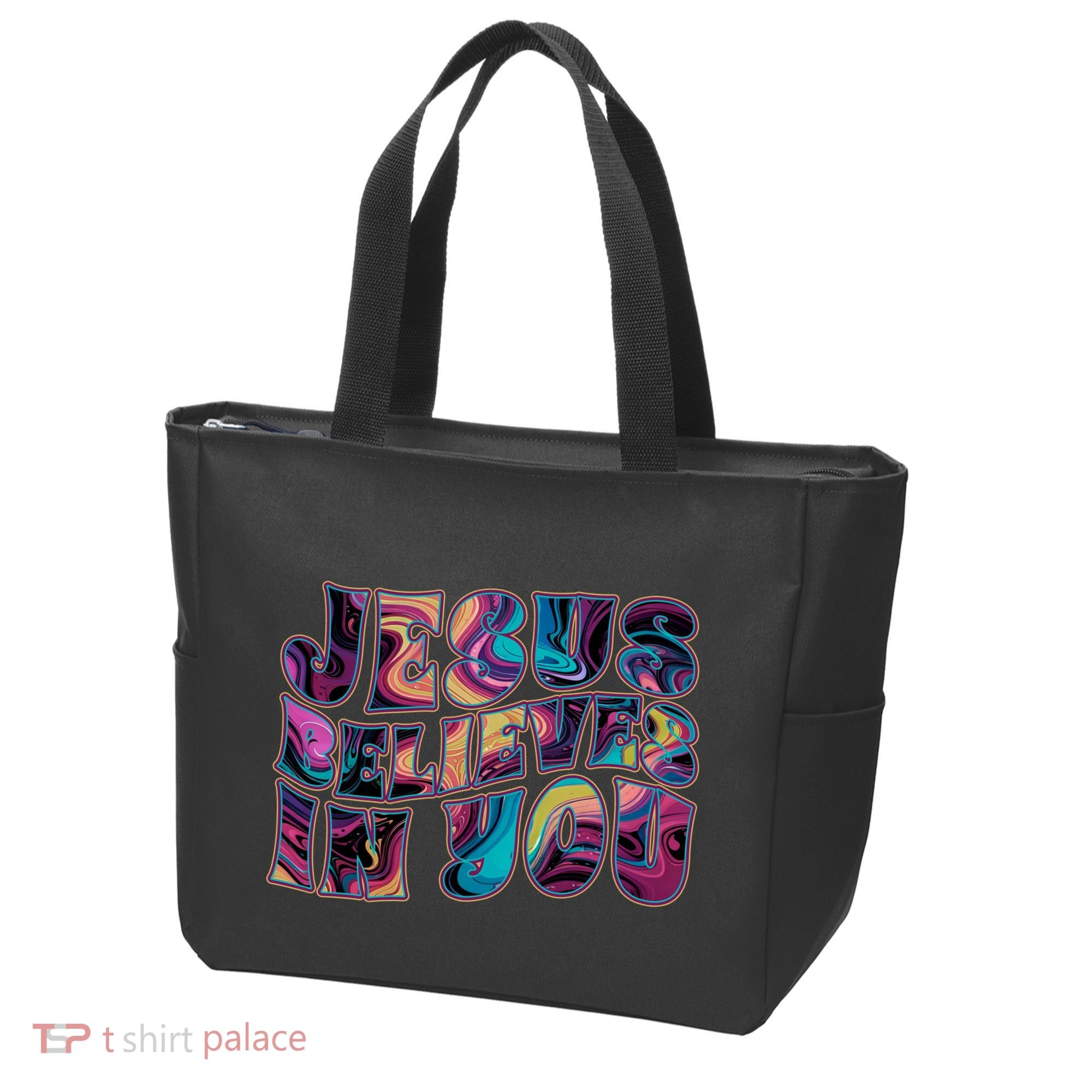 Jesus Believes In You Tote Bag