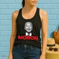 Joe Biden Is An Idiot And A Moron AntiBiden 8676 Pro USA Women's Tank Top thumb 2