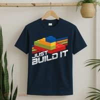 Just Build It | Building Blocks | Master Builder T-Shirt thumb 2