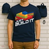 Just Build It | Building Blocks | Master Builder T-Shirt thumb 6