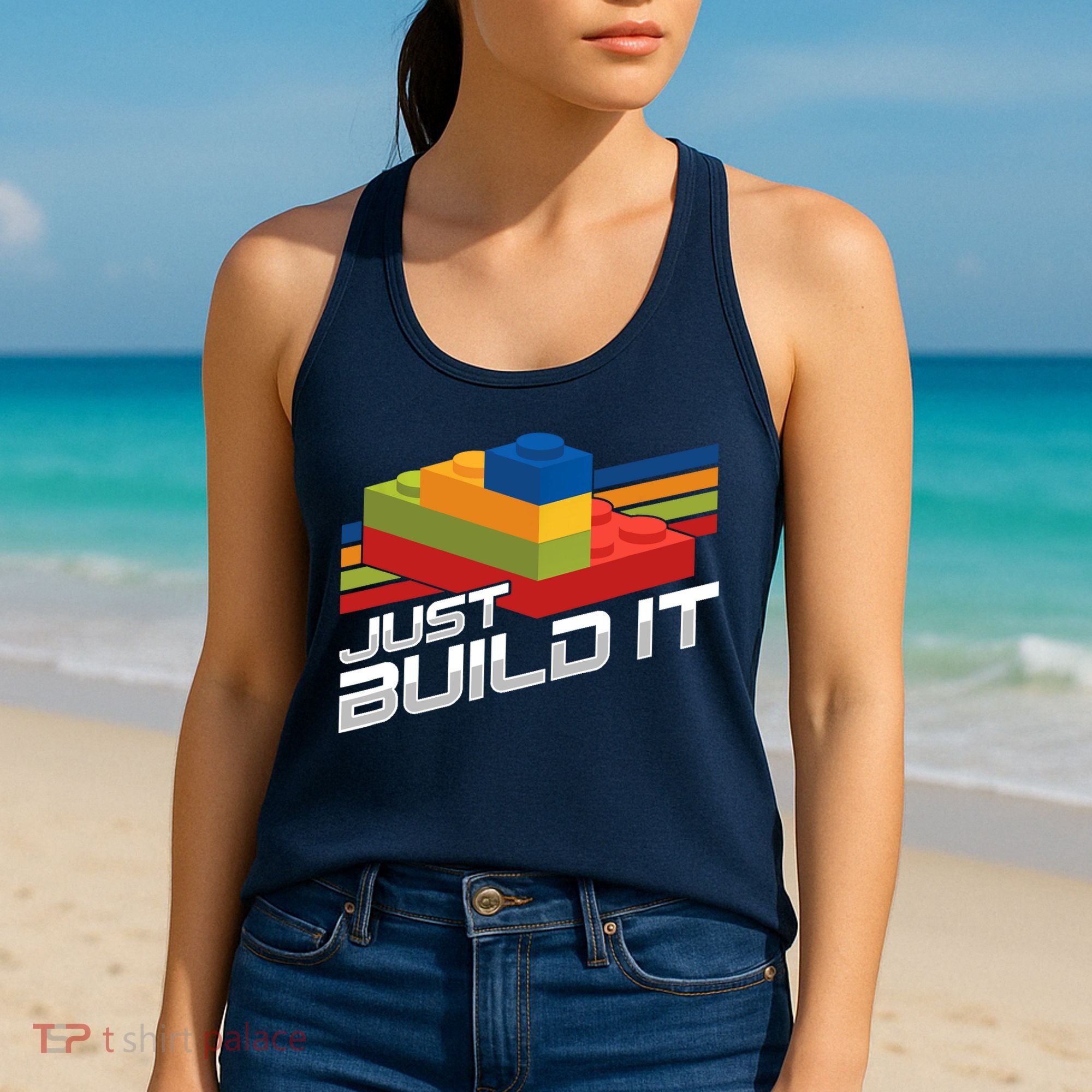 Just Build It | Building Blocks | Master Builder Women's Tank Top