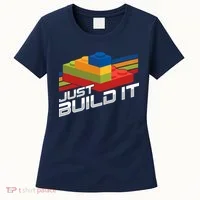 Just Build It | Building Blocks | Master Builder Women's T-Shirt thumb 0